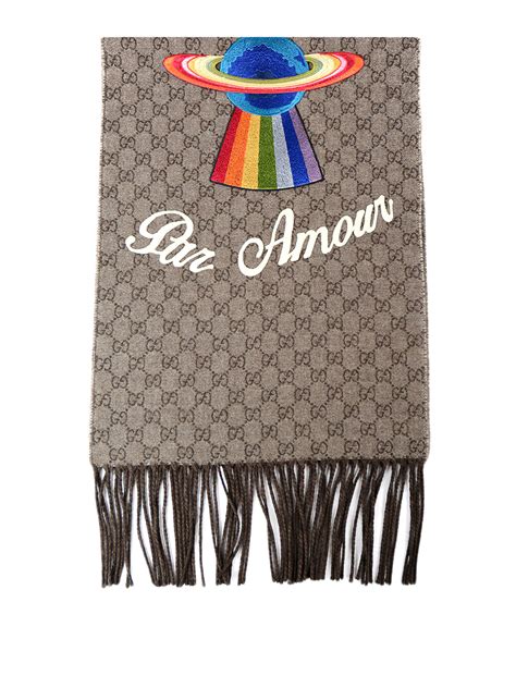 aveugle par amour gucci scarf|Gucci L'Aveugle Par Amour Scarf .